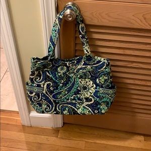 EUC Vera Bradley pleated tote
